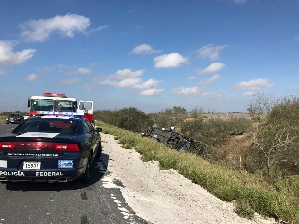 7 LESIONADOS EN ACCIDENTE CARRETERO.