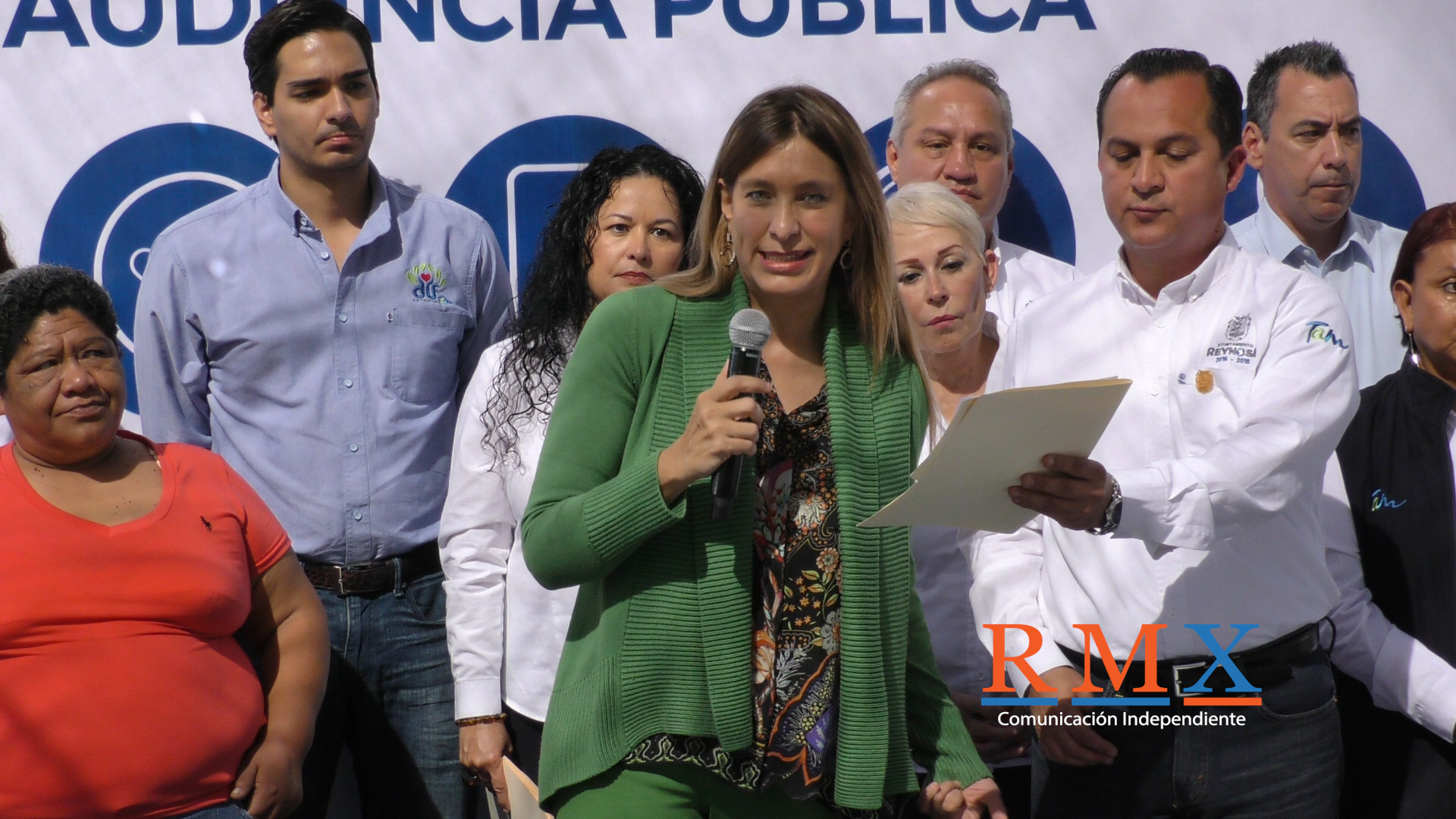 MAKI ORTIZ  ALCALDESA DE REYNOSA ANUNCIA INVERSIÓN EN OBRAS DE PAVIMENTACIÓN Y DRENAJE.