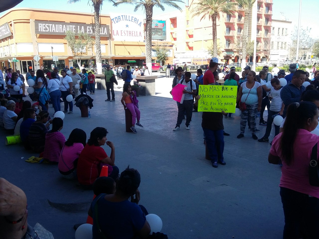 Demandan Paz Ciudadanos De Reynosa.