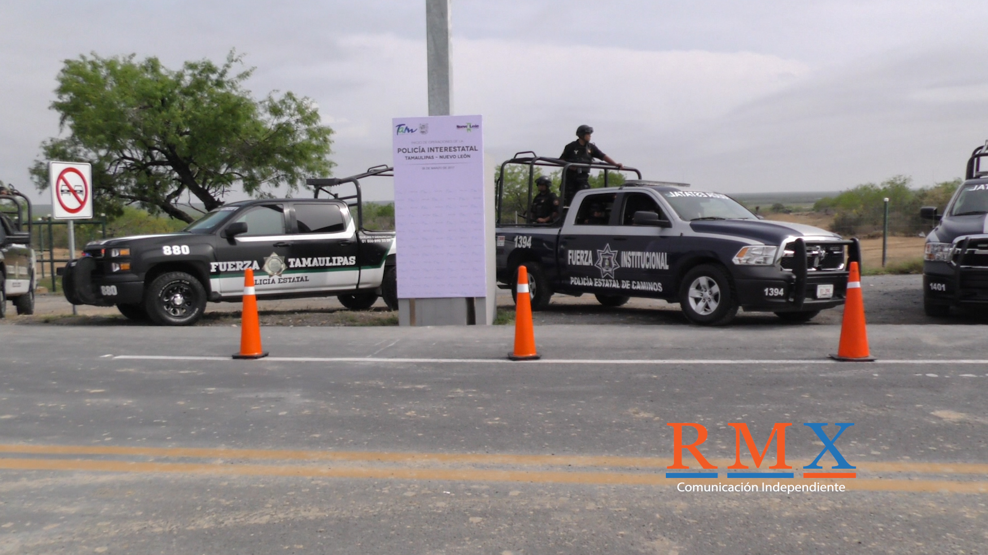 TAMAULIPAS Y NUEVO LEÓN INICIAN OPERACIONES DE POLICÍA INTERESTATAL.