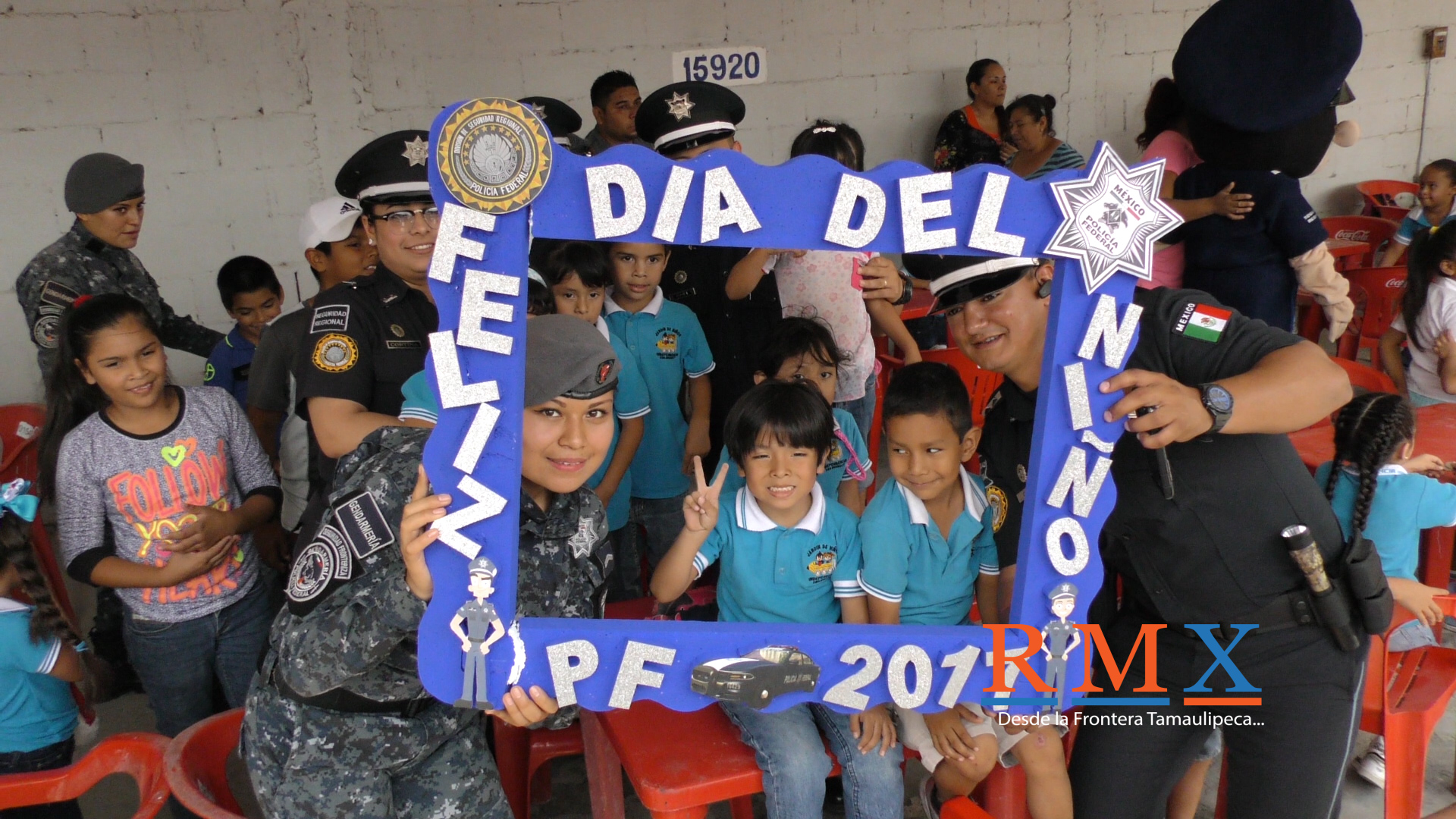 FESTEJA POLICÍA FEDERAL DÍA DEL NIÑO EN REYNOSA.