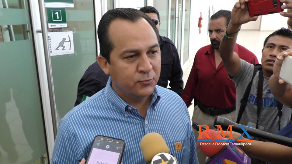 DECLARACION SECTRETARIO TECNICO DEL AYUNTAMIENTO DE REYNOSA , TRAS SER PRESENTADO ANTE LA PGJE.