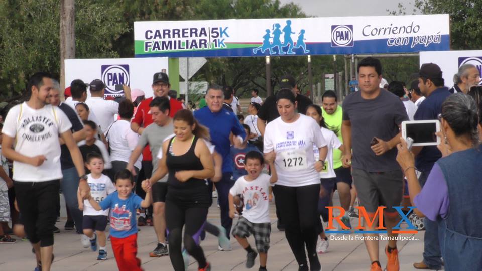 “PAN” REYNOSA ORGANIZÓ CON ÉXITO LA CARRERA “CORRIENDO CON PAPÁ”.