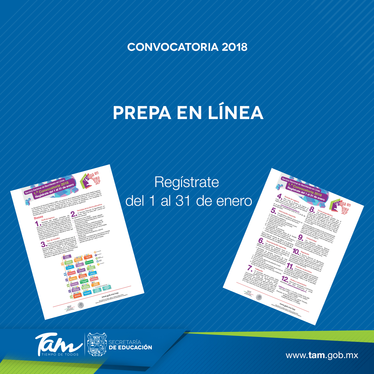 SEP invita a cursar Prepa en Línea 2018