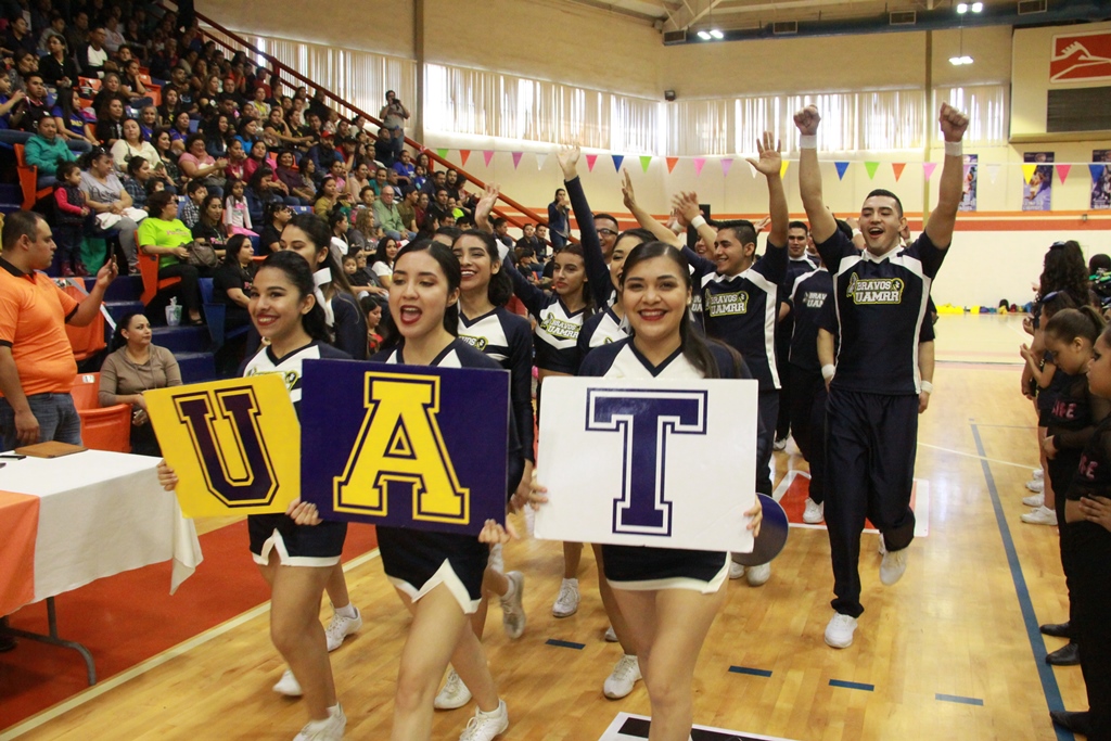 Inaugura Rector de la UAT concurso estatal de porristas 2018