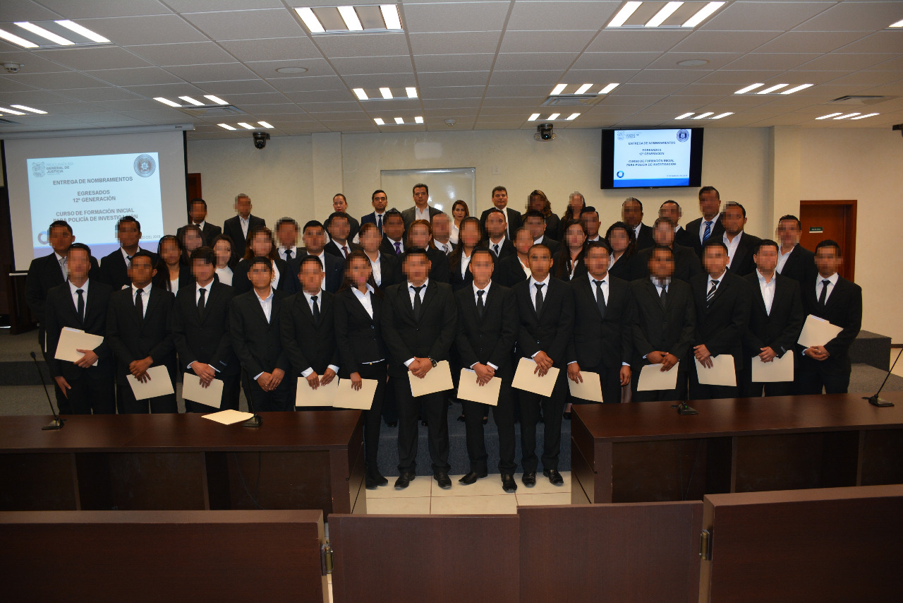 Doceava Generación del “Curso de Formación Inicial para Policía de Investigación”