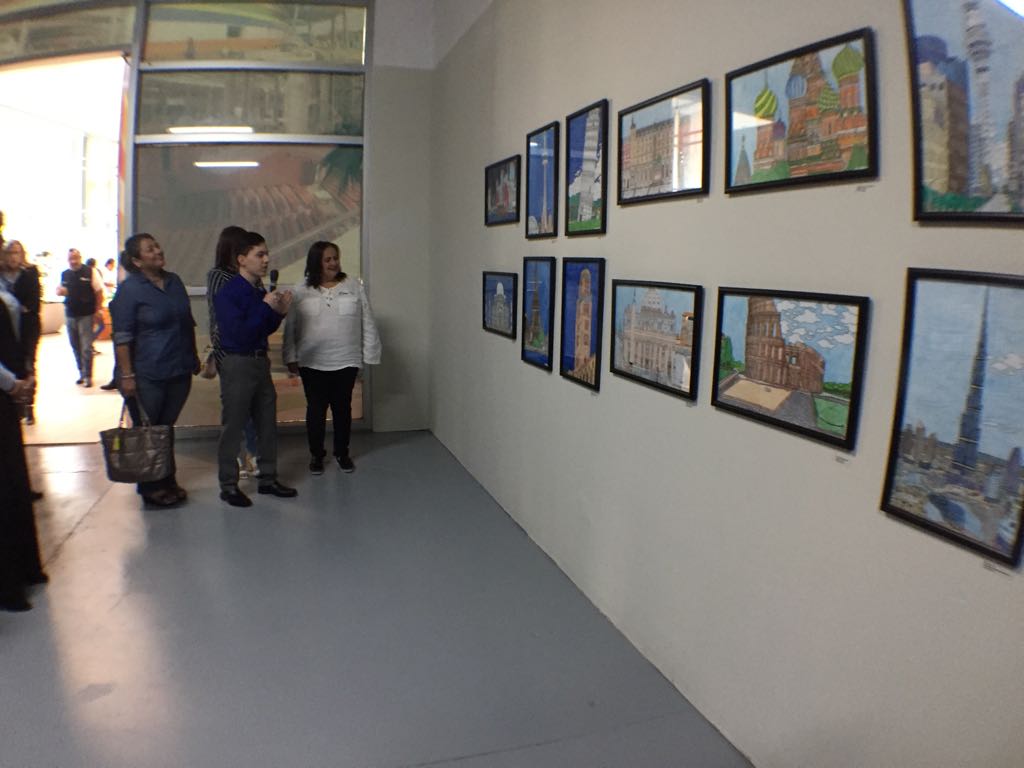 Presenta el Parque Cultural exposición pictórica de joven autista