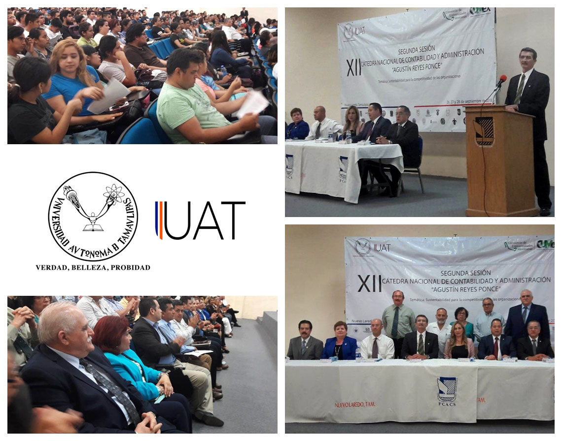 Inaugura Rector de la UAT Cátedra Nacional de Contabilidad del CUMex