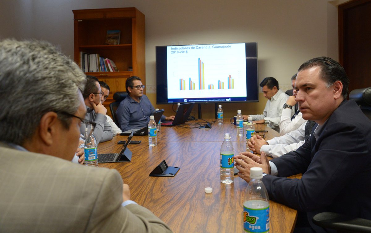 Sostiene reunión de trabajo titular de SEBIEN con secretario de Desarrollo Social y Humano del Estado de Guanajuato