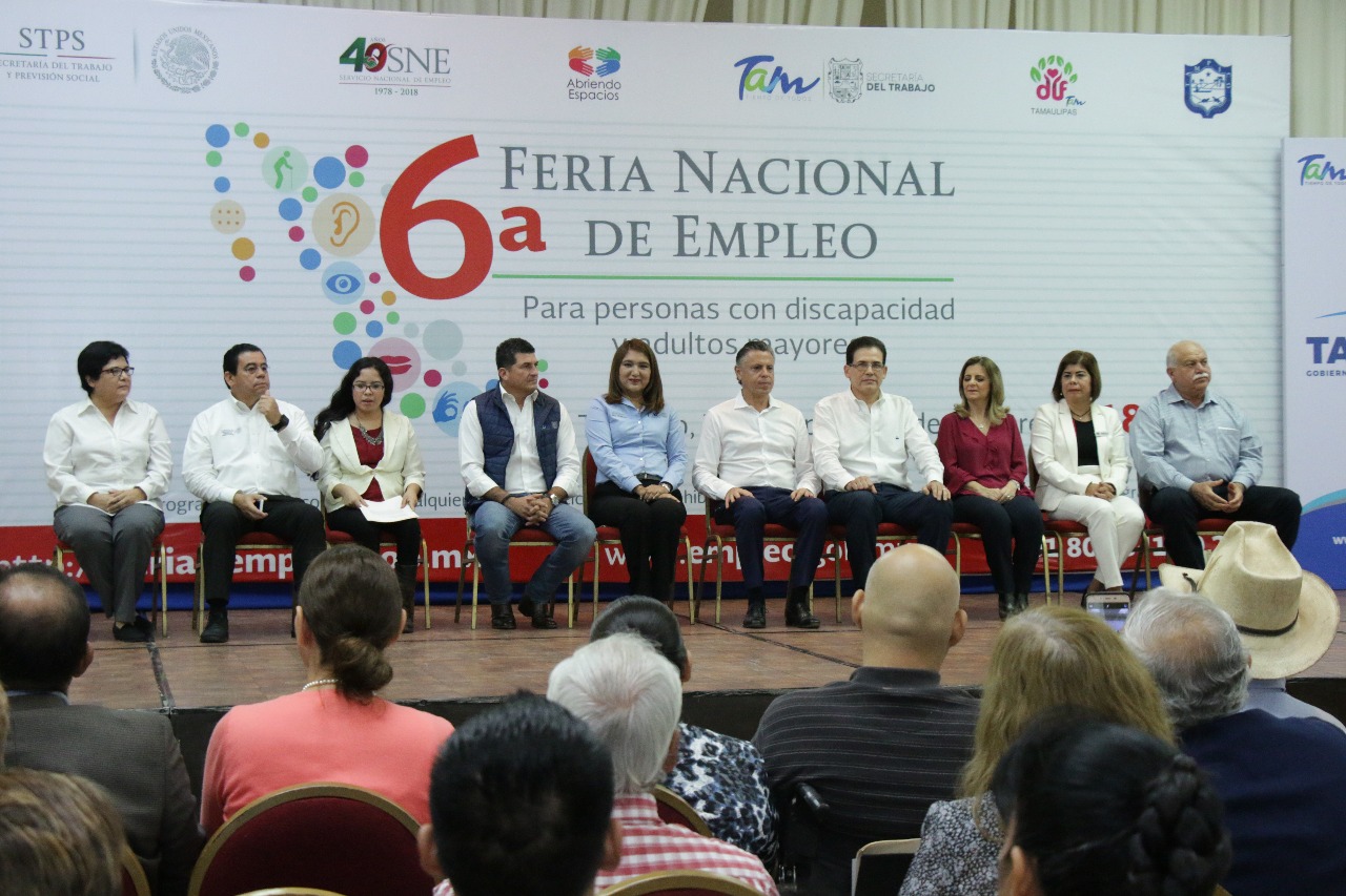 Feria Nacional de Empleo, oportunidad para adultos mayores y discapacitados