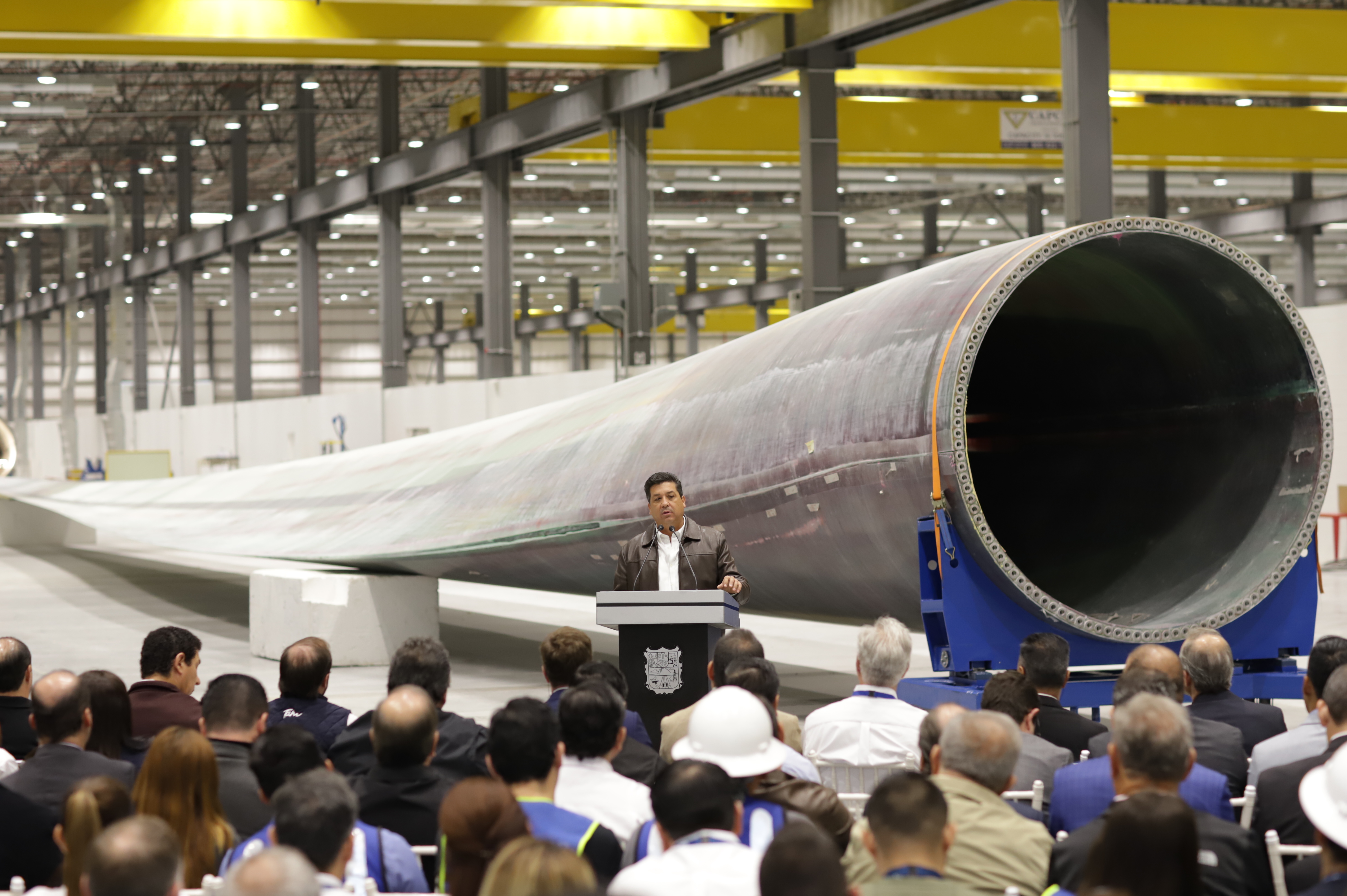 Inicia en Tamaulipas la construcción de palas para aerogeneradores de Vestas.