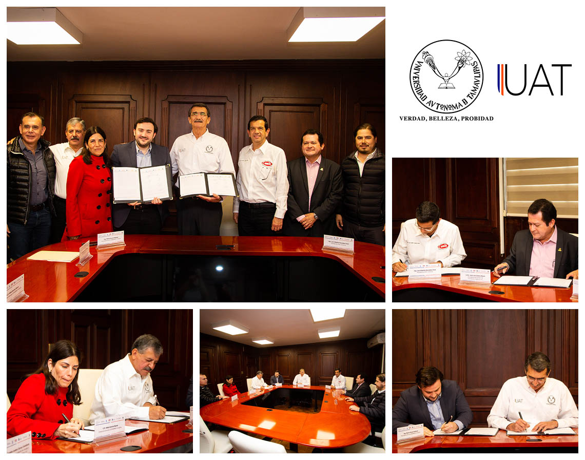 Firman convenio UAT y sector empresarial de Victoria