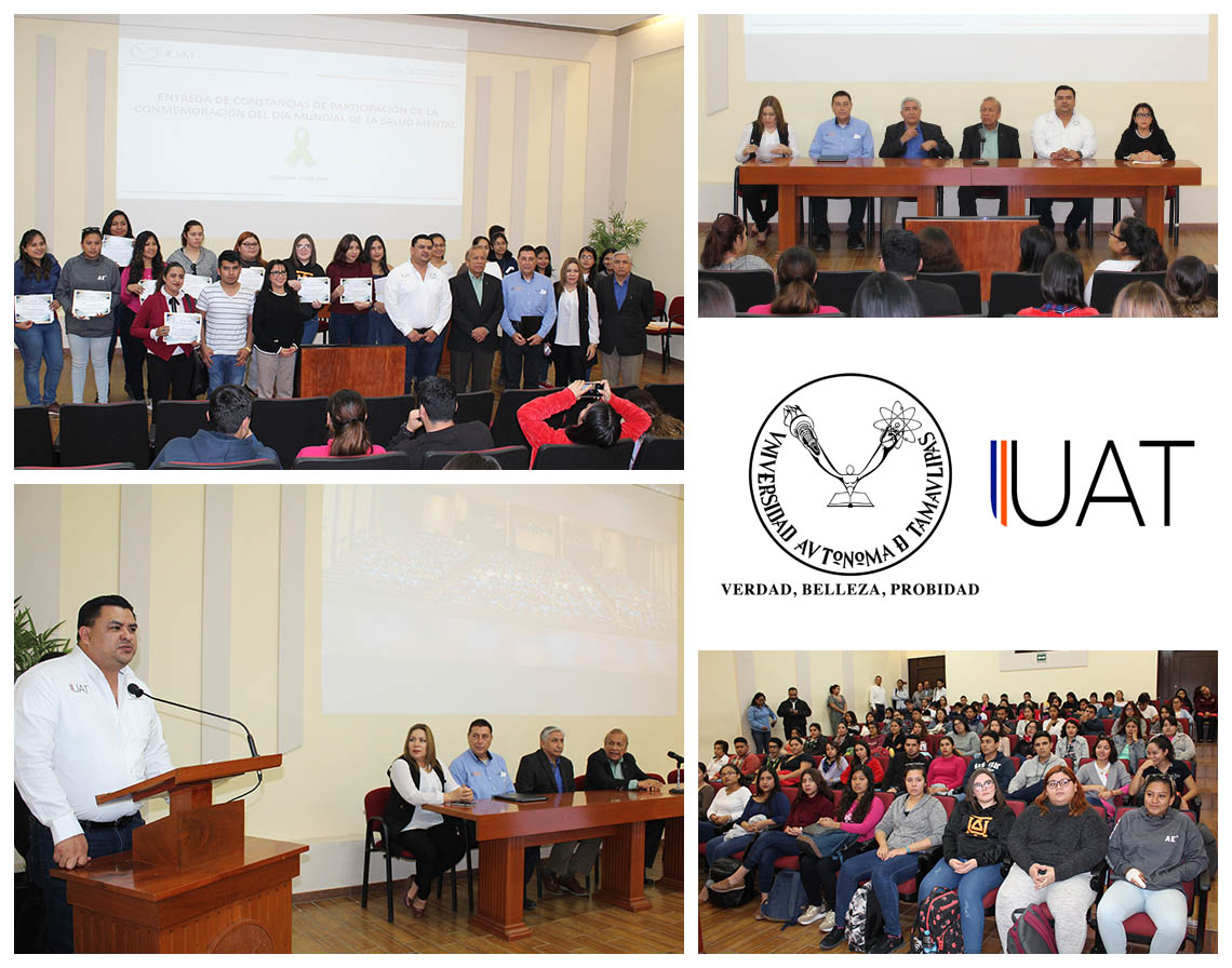 Participan alumnos de la UAT en conferencias sobre salud mental