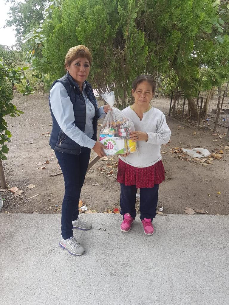 Entrega DIF Tamaulipas apoyos alimentarios a familias rurales en esta temporada invernal