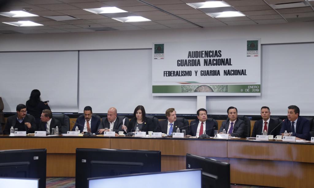 Participa Gobernador en parlamento sobre el funcionamiento de la Guardia Nacional.