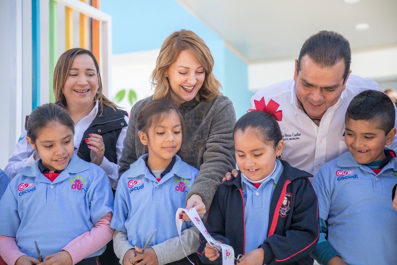 Inaugura Mariana Gómez Octavo Centro Cuidado Diario Infantil en Tamaulipas