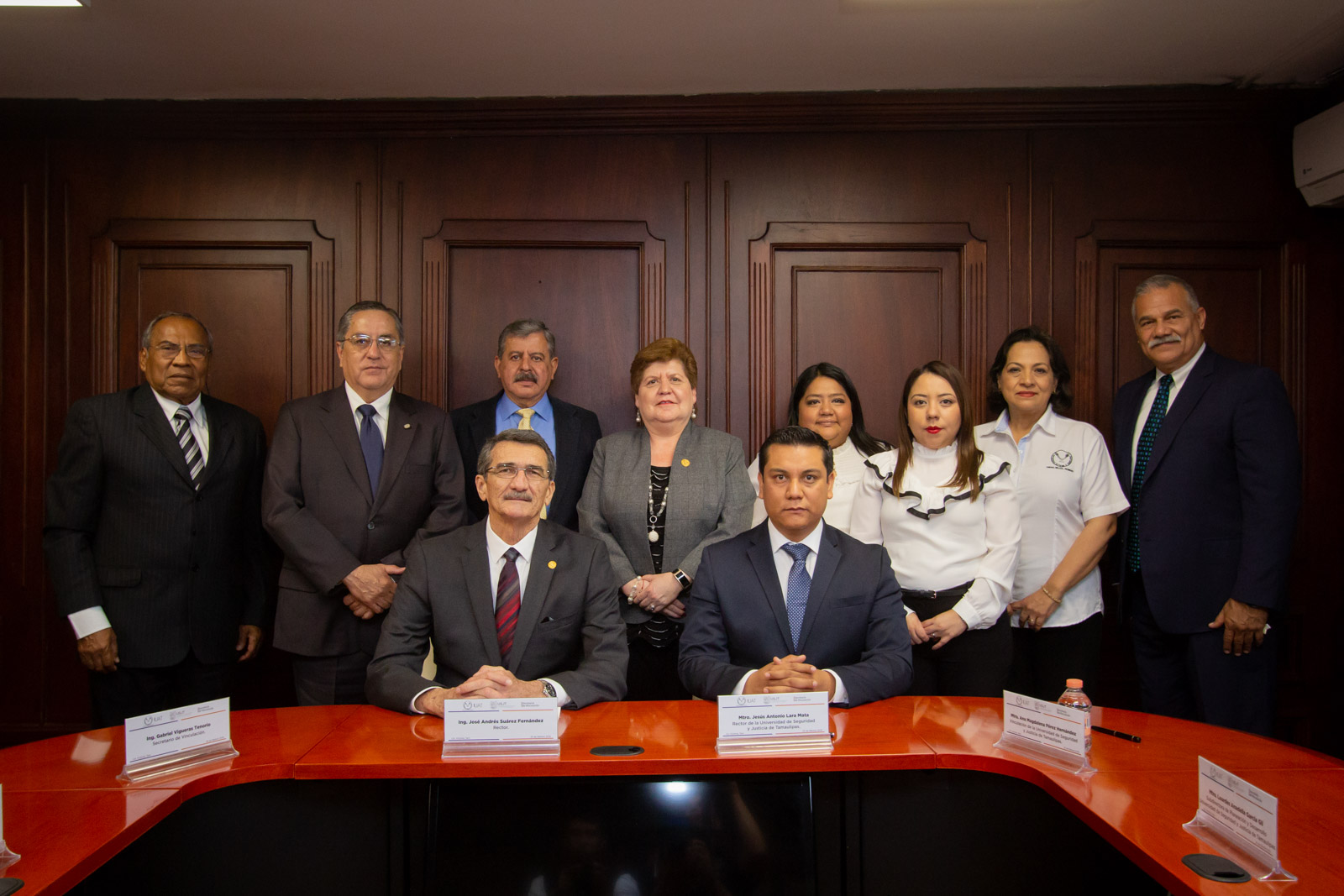 Firman convenio la UAT y Universidad de Seguridad y Justicia