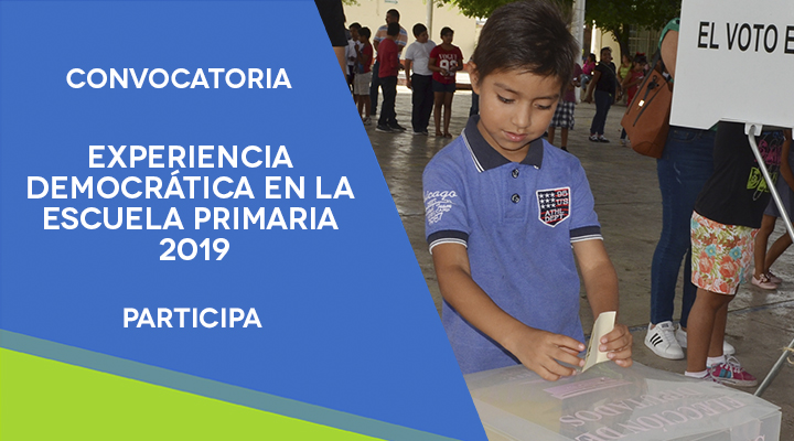 Alumnos de primarias participarán en Experiencia Democrática en la Escuela Primaria 2019