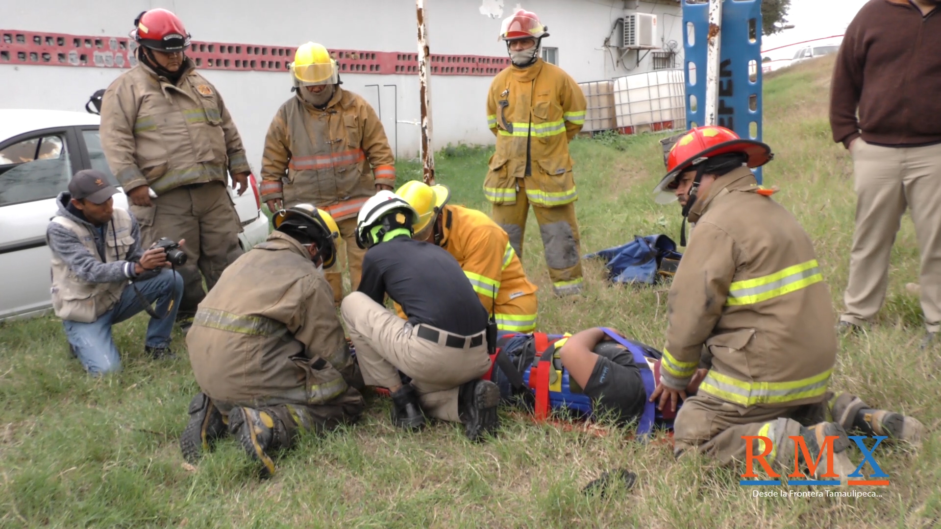 RECIBEN CAPACITACIÓN ELEMENTOS DE PROTECCIÓN CIVIL Y BOMBEROS DE REYNOSA.