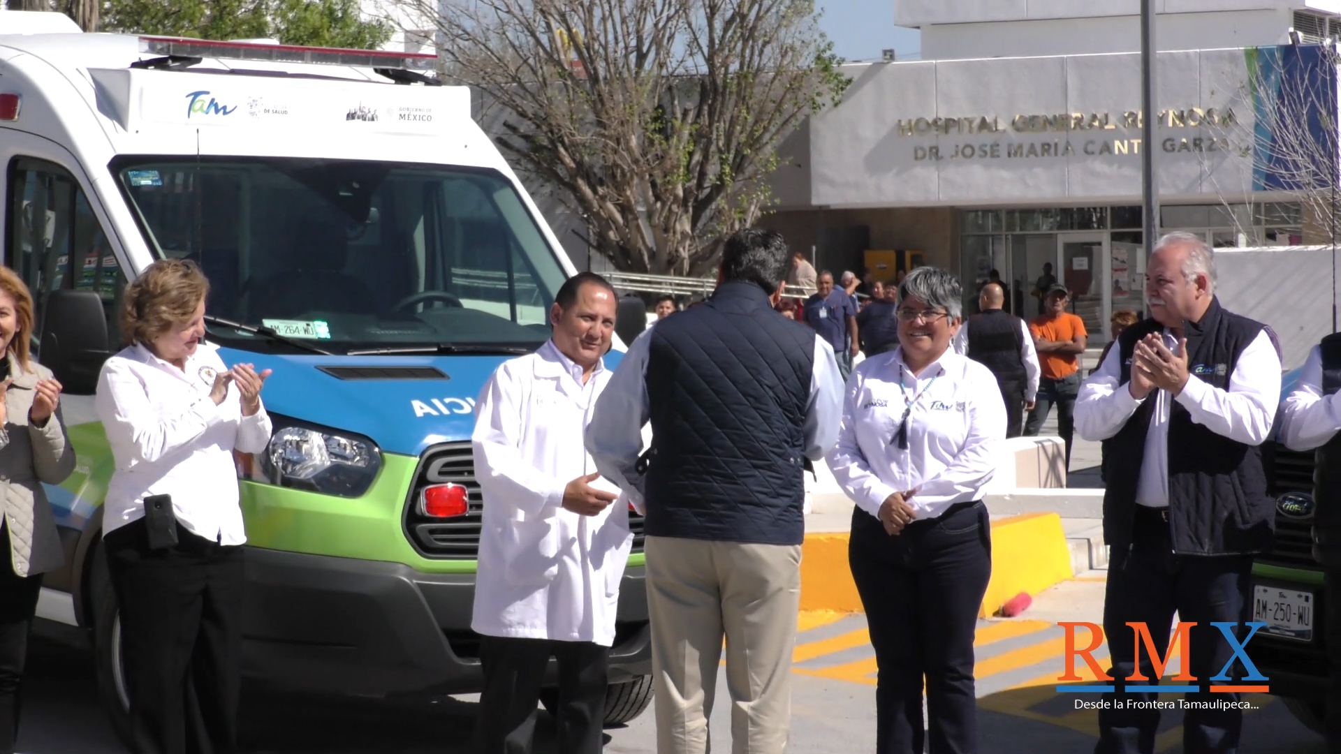 GOBIERNO DE TAMAULIPAS ENTREGA 21 AMBULANCIAS.