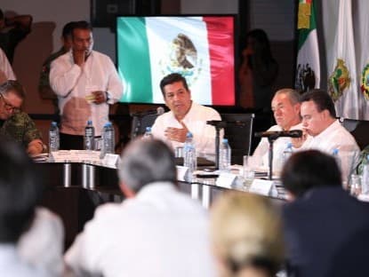 Durazo Montaño señalo que los índices delictivos en Tamaulipas han ido a la baja y reconoció el trabajo de García Cabeza de Vaca como el de otros Gobernadores de la zona Noreste.