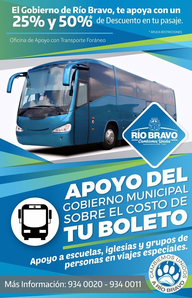 DESCUENTO EN LOS PASAJES DE AUTOBUSES.