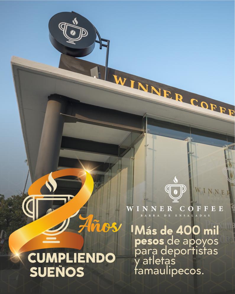 Cumple dos años Winner Coffee del DIF Tamaulipas.