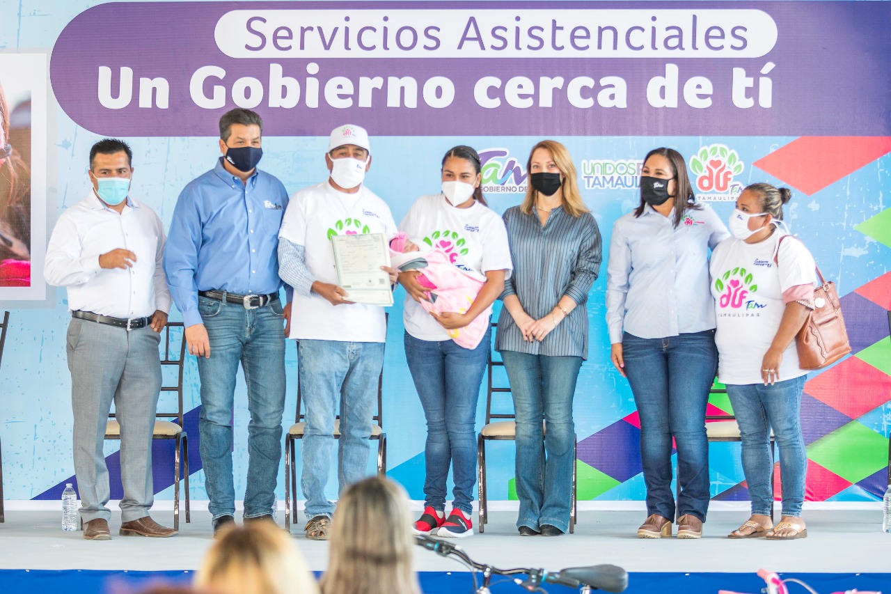 Gobierno y DIF Tamaulipas continúan apoyando a las familias que más lo requieren.