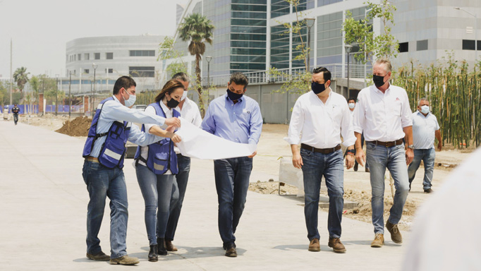 FGCV supervisa obras en el sur de Tamaulipas.