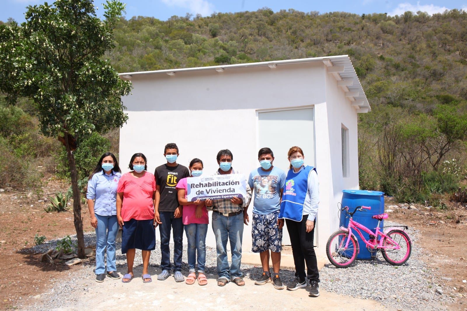 Con Reconstruyendo Esperanzas del DIF Tamaulipas más de 2 mil Personas Cuentan con una Vivienda Digna y Segura.