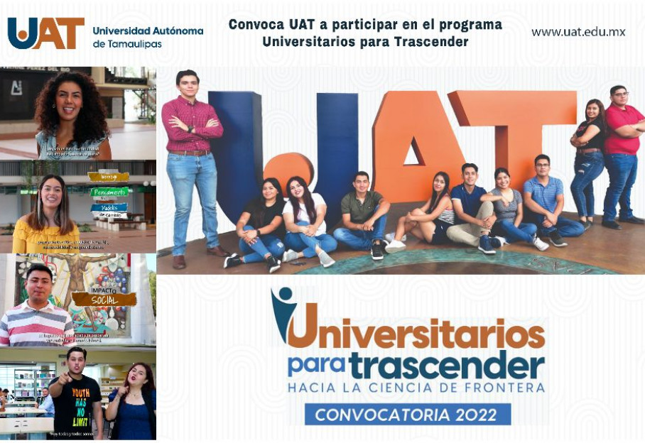 CONVOCA UAT A ESTUDIANTES A PROGRAMA TRASCENDER