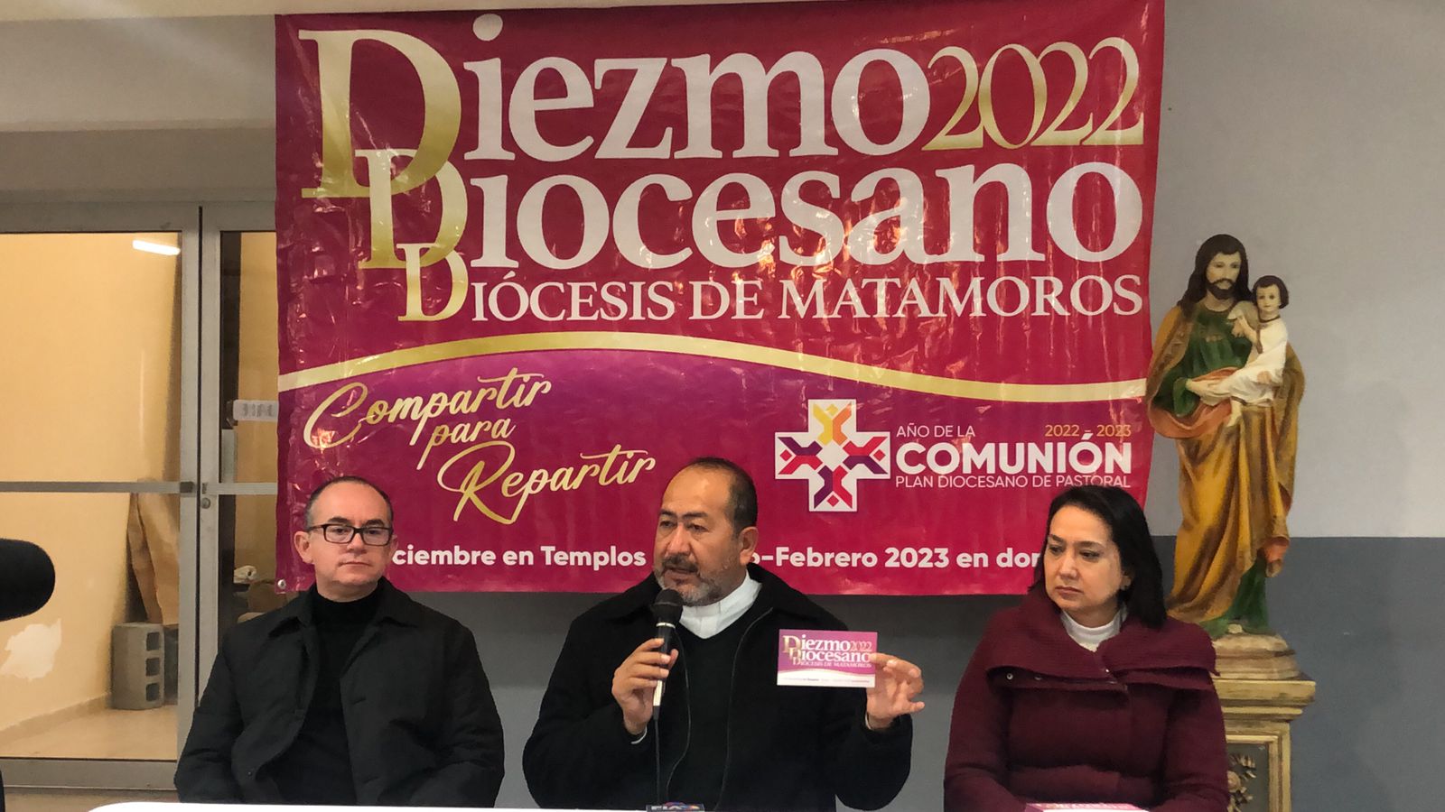 DIÓCESIS DE MATAMOROS INVITA A LOS FIELES A SER GENEROSOS EN EL DIEZMO 2022