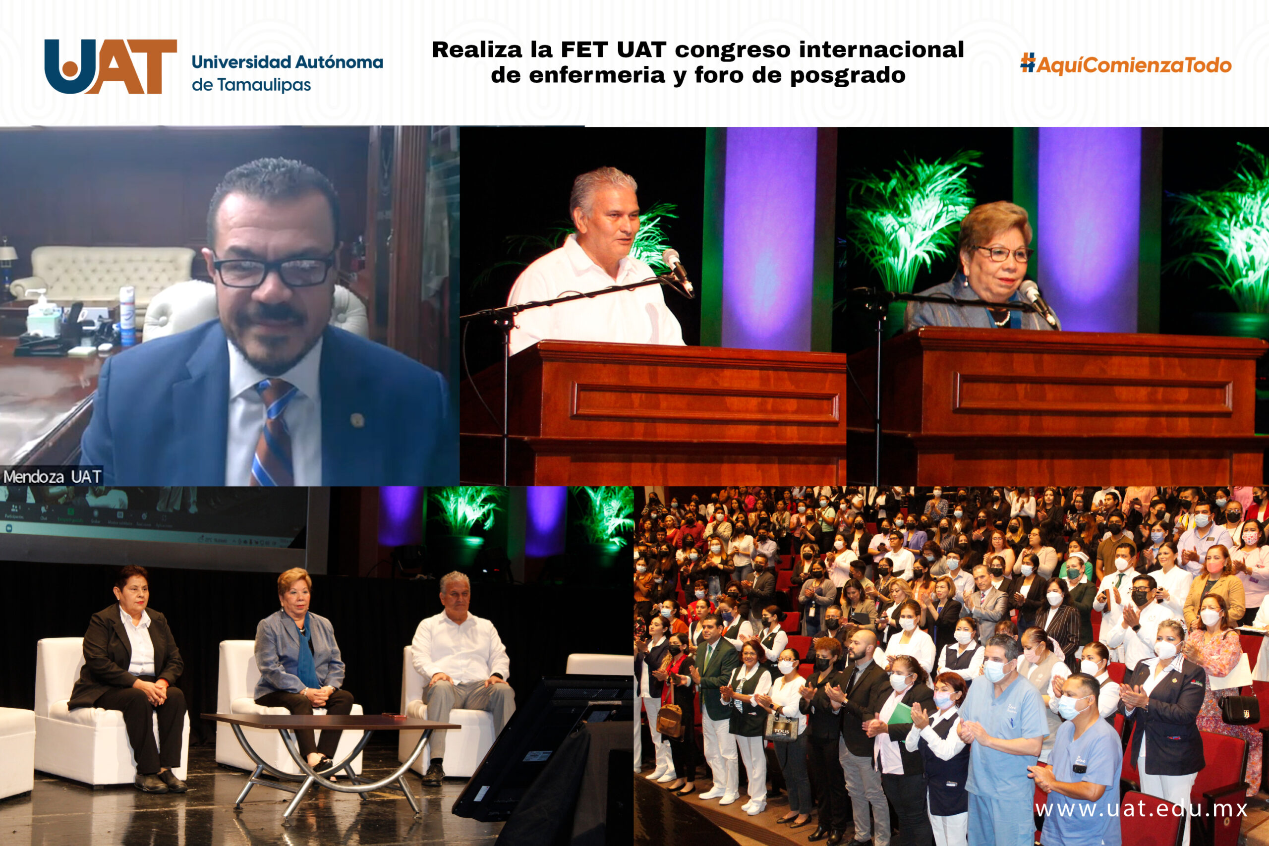 INAUGURA UAT CONGRESO INTERNACIONAL DE ENFERMERÍA