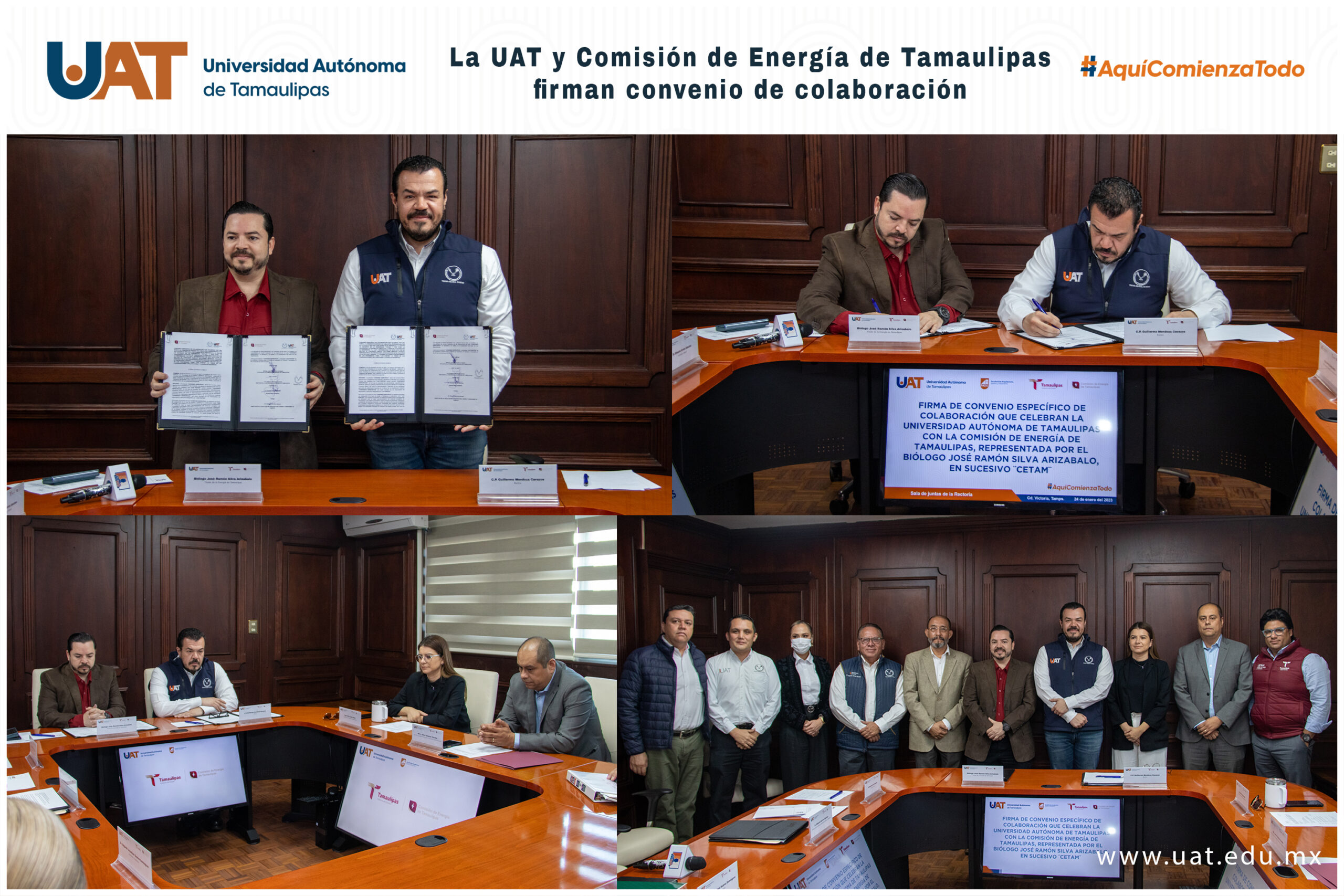 FIRMA CONVENIO DE COLABORACIÓN UAT Y CETAM