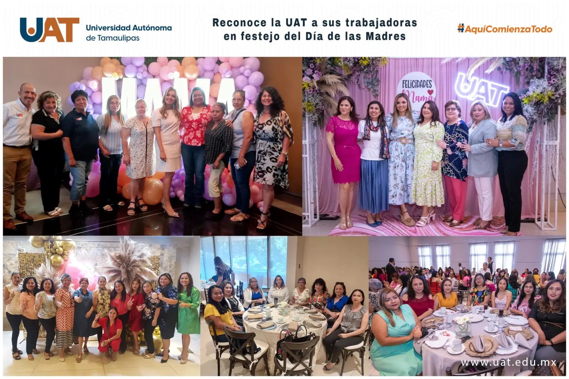 RECONOCE LA UAT A SUS TRABAJADORAS EN FESTEJO DEL DÍA DE LAS MADRES