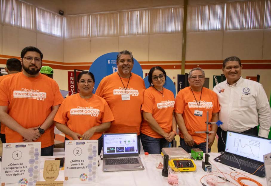 Desarrolla UAT sensores de fibra óptica para el monitoreo de la calidad del agua.